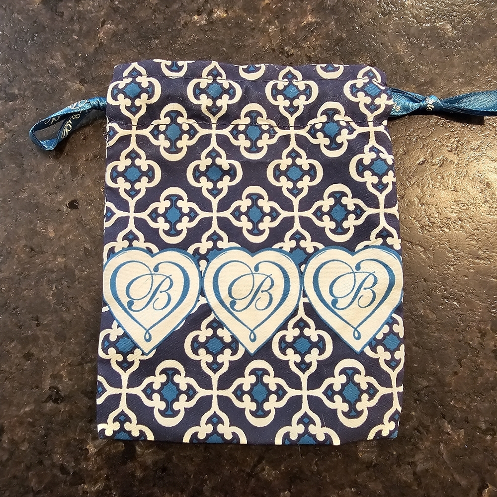 5 designer drawstring jewelry dustbags (Kate Spade, Michael Kors and Brighton) - Picture 5 of 10